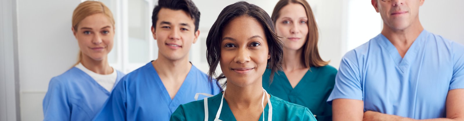 nurses smiling