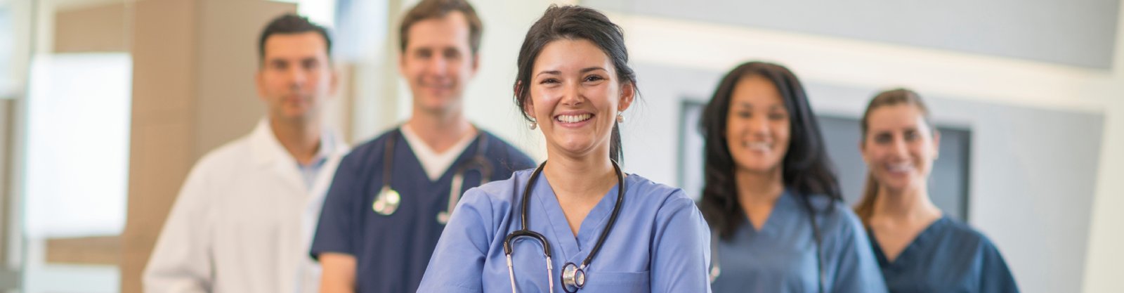 nurses smiling