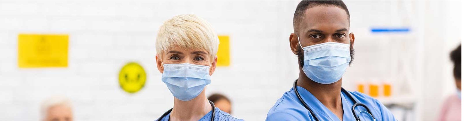 nurses smiling